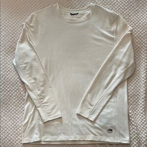 The North Face Men's Cream Long Sleeve Tee